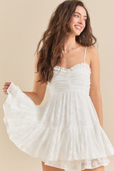 White Slip Mini Dress