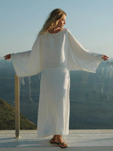 Simplicity White Batwing Maxi Dress