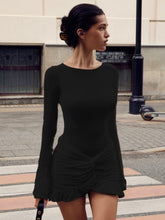 Elegant Twist Trim Bodycon Mini Dress