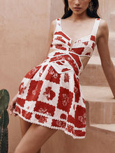 Burgundy Floral Cutout Mini Dress