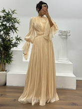 Elegant Long Sleeves Maxi Dress