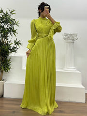 Elegant Long Sleeves Maxi Dress