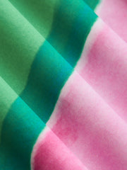 Tie Dye Twist Cutout Sleeveless Maxi Dress