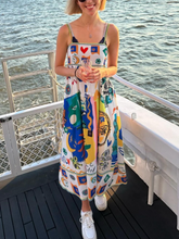 Boho Printed Sleeveless Vacay Dress