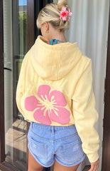 Butter Yellow Hoodie Sweatshirt