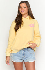 Butter Yellow Hoodie Sweatshirt