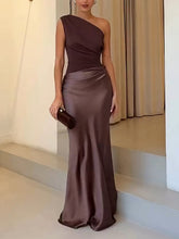 Elegant One Shoulder Maxi Dress