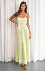 Light Yellow Slip Maxi Dress