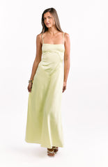 Light Yellow Slip Maxi Dress