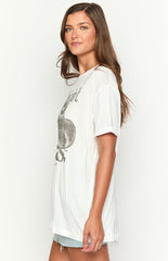 This Ain't Texas White Oversized Tee