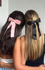 Black Bow Hair Clip