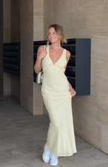 Butter Yellow Midi Dress