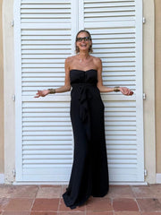 Flowing Asymmetric One Shoulder Maxi Dress
