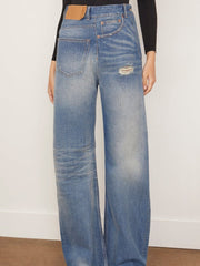 Light Blue Twisted Code Jeans