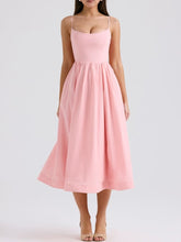 Baby Pink Slip Corset Sundress