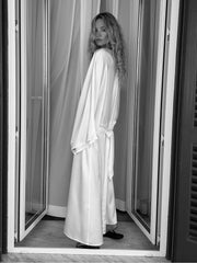 Simplicity White Batwing Maxi Dress