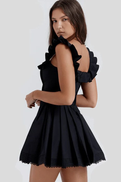 Jolie Pleated Corset Mini Dress