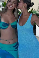 Chic Sequin Bodycon Sleeveless Maxi Dress