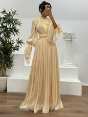 Elegant Long Sleeves Maxi Dress