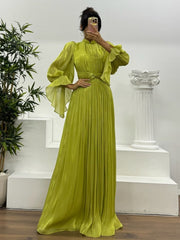 Elegant Long Sleeves Maxi Dress