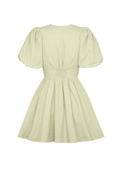 Mint Green Double Bowknot Mini Dress