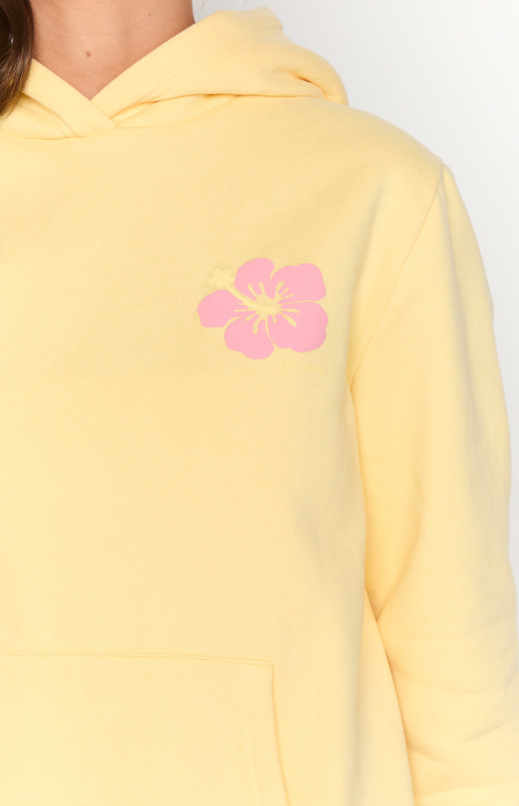 Butter Yellow Hoodie Sweatshirt