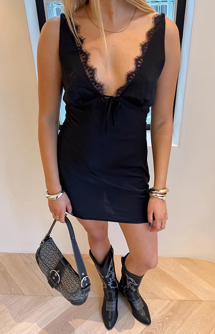Black Mini Party Dress