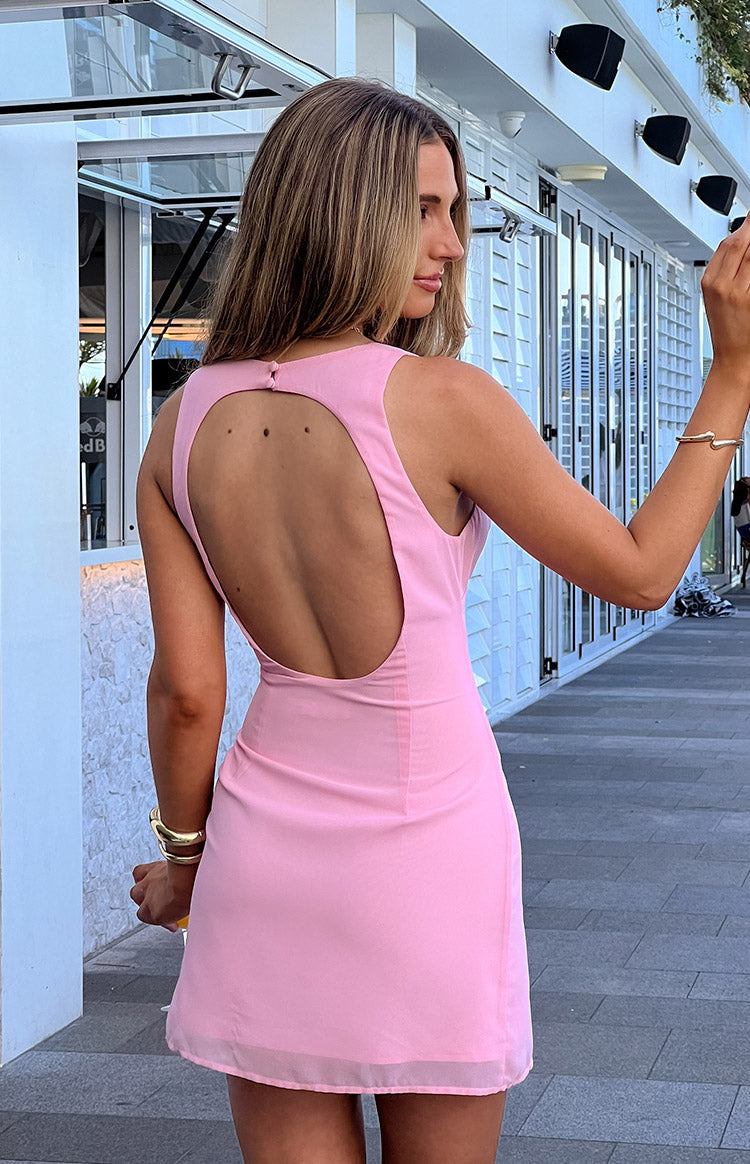 Baby Pink Mini Dress