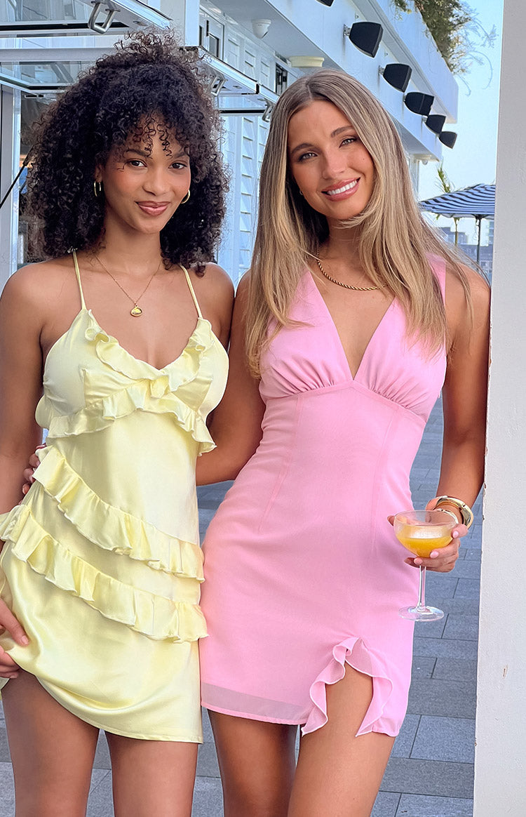 Baby Pink Mini Dress