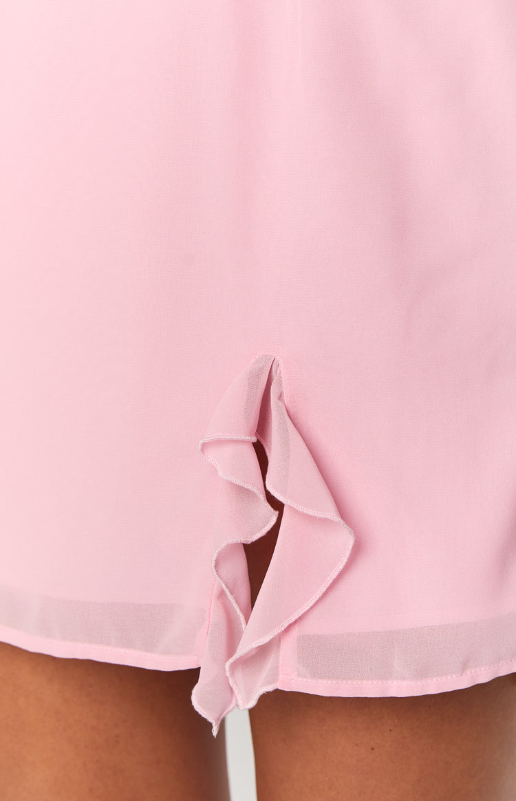 Baby Pink Mini Dress