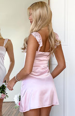 Light Pink Party Mini Dress