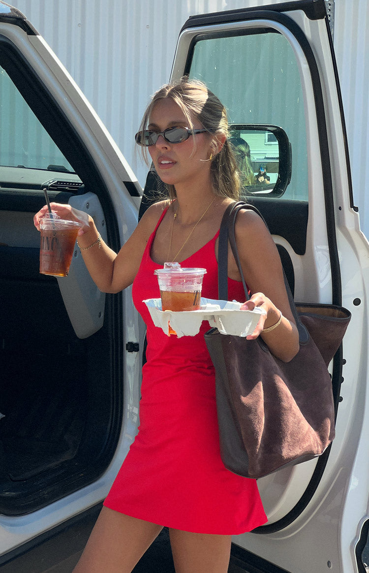 Chic Red Mini Dress