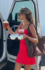 Chic Red Mini Dress