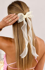 Sweete Cream Hair Bow