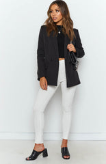 Black Minimal Blazer