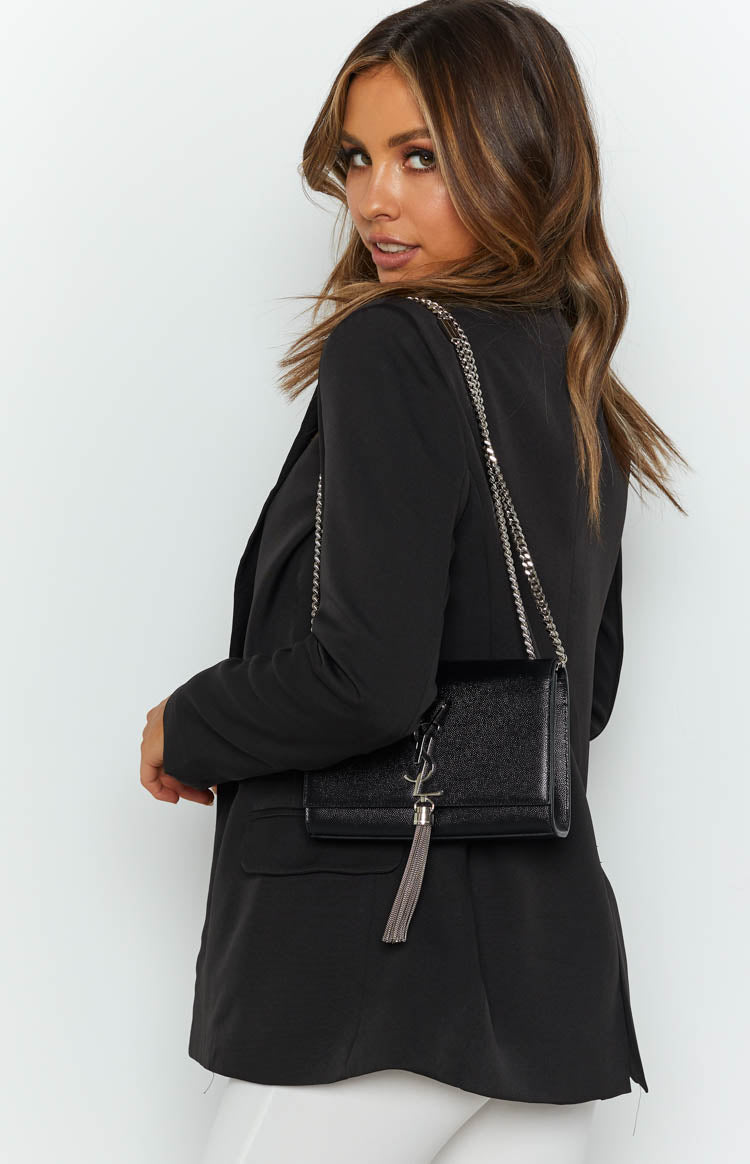 Black Minimal Blazer