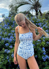 Cute Seashell Print Tank Bikini Sets