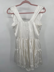 White Button Down Mini Dress