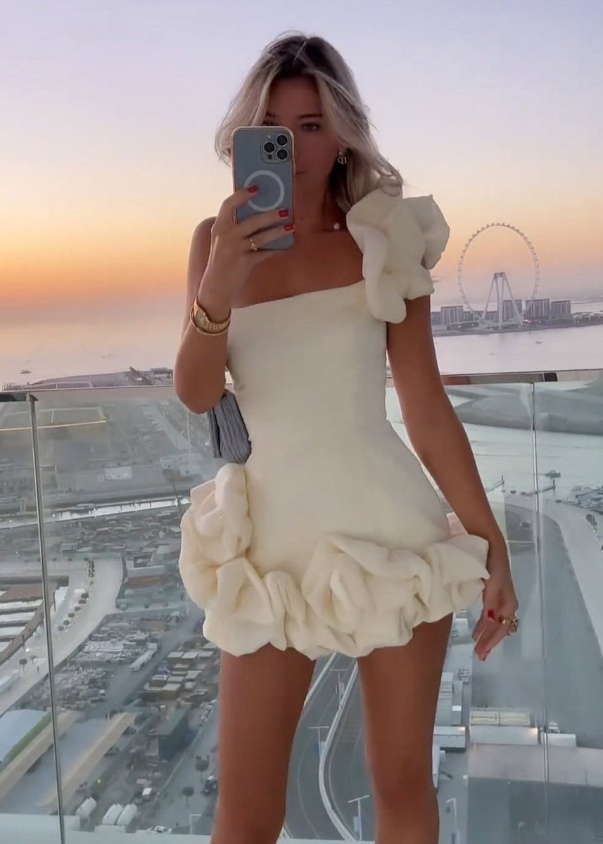 Strapless Bodycon Homecoming Mini Dress With Ruffles